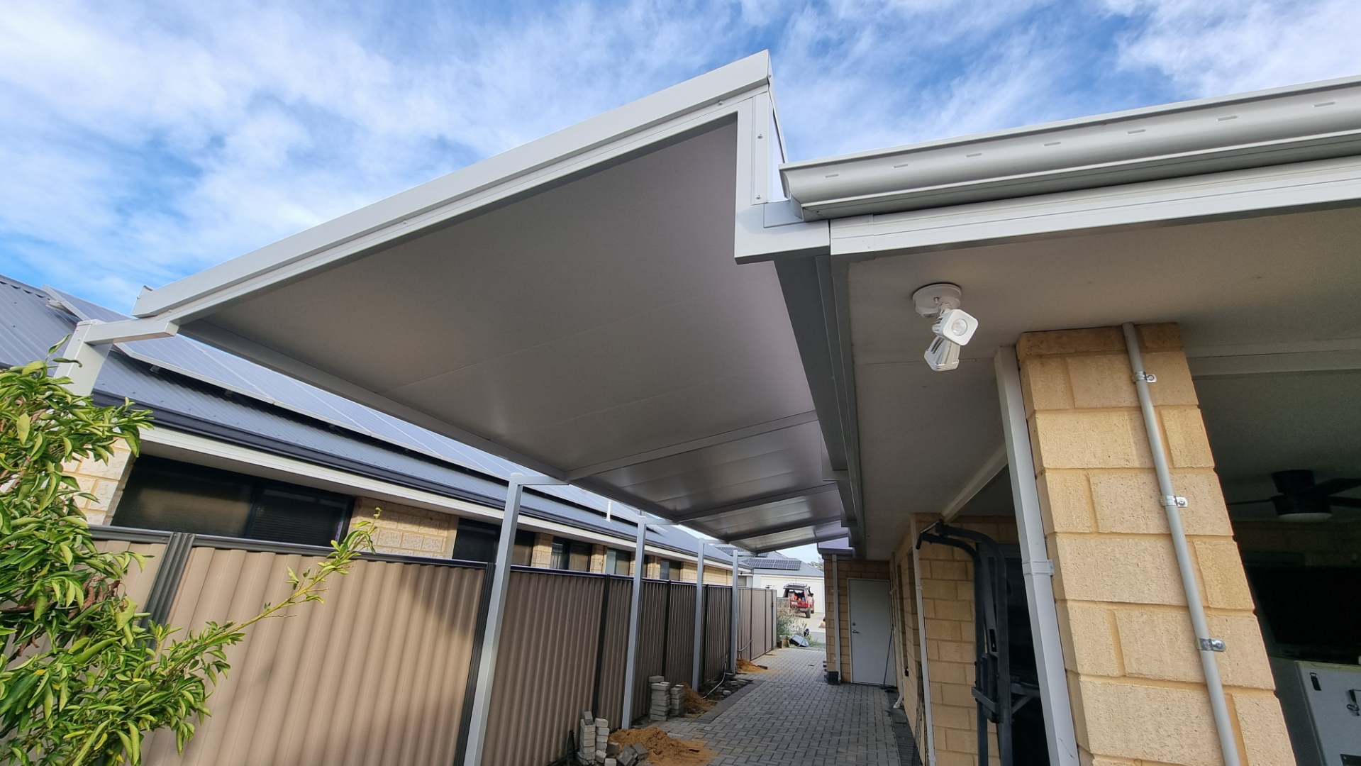 Raised Skillion Solarspan Top Patio Builders 1